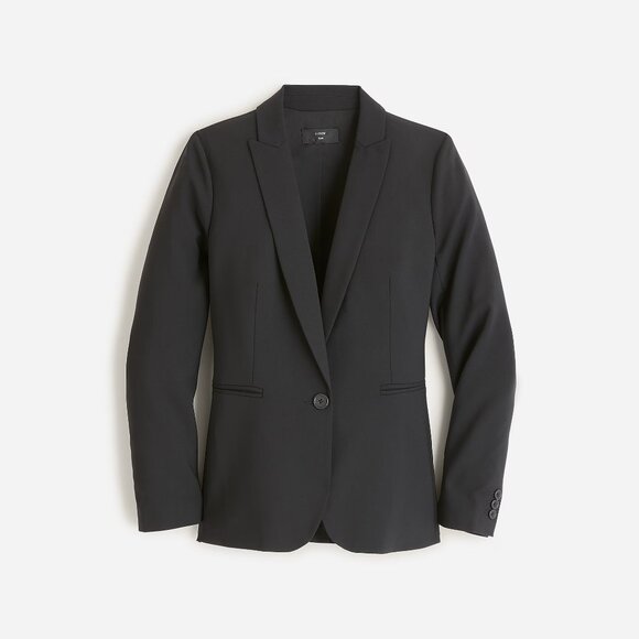 NWT-Tall 12 -J.Crew Parke blazer in Italian stretch wool - HEATHER COAL
